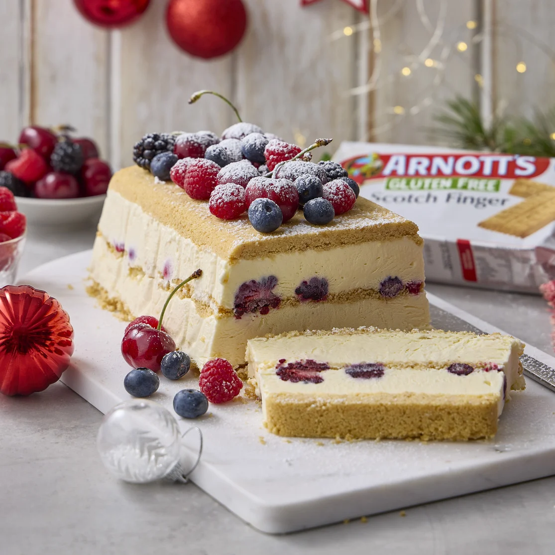 Scotch Finger Ice cream cake