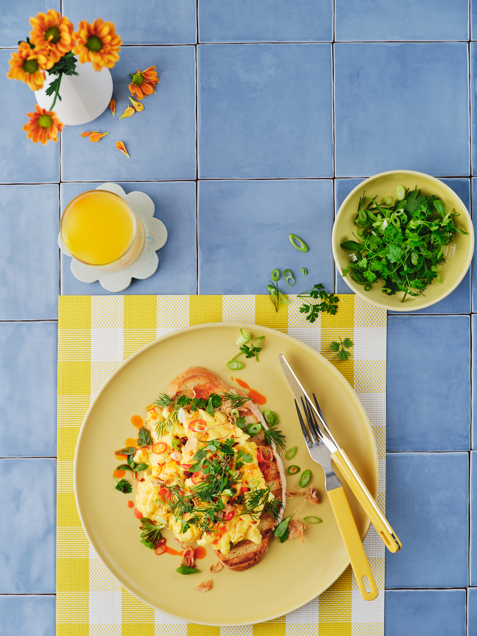 Chilli Scrambled Eggs